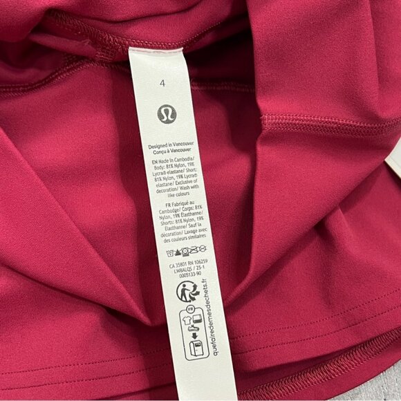 Lululemon NWT Align High-Rise Skirt Magenta Smoke - Picture 5 of 9